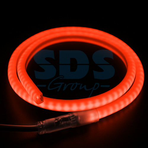 Гибкий Неон LED SMD, форма - D, красный, 120 LED/м, бухта 100м 131-072