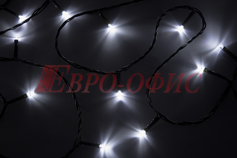 Гирлянда "Твинкл Лайт" 4 м, темно-зеленый ПВХ, 25 LED, цвет белый 303-015
