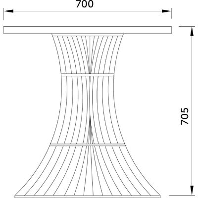 Стол журнальный VALSE ВАЛЬС