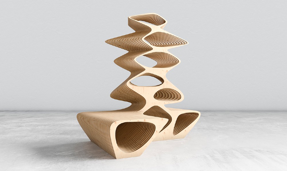 Декоративная лавочка