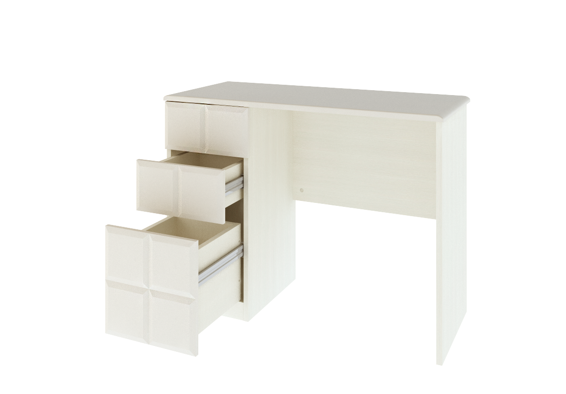 Туалетный столик "Шоколад" ШТСЛ/1 бодега + шагрень платина