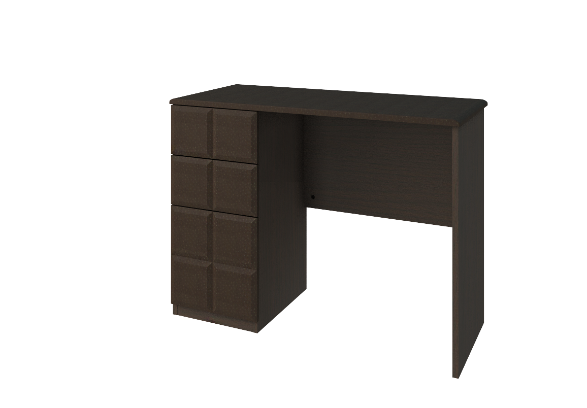 Туалетный столик "Шоколад" ШТСЛ/1 венге + кожа