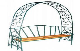 Скамейка №8 с аркой