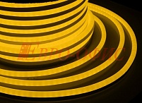 Гибкий Неон LED 360 (круглый) - желтый, бухта 50м 131-031