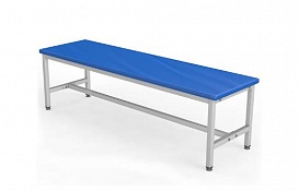 Скамейка для раздевалки без спинки мягкая ТМБ-Р1М