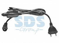 Комплект покдлючения уличных для гирлянд 230В / 4А, цвет провода: черный, IP65 303-500