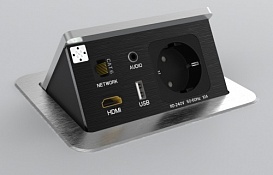 Мультимедийный модуль VersaLINK (1 розетка 220V + 1 RJ45/11 + 1 JACK AUDIO + 1 USB 5V + 1 HDMI)