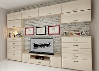 Гостиная "Слим Практик" акация молдавская (9 элементов)