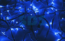 Гирлянда модульная "Дюраплей LED" 20м 200 LED белый каучук Синий 315-143